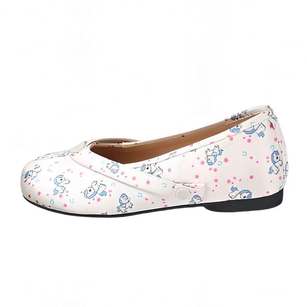 Unicorn Print Tabi Ballet Flats