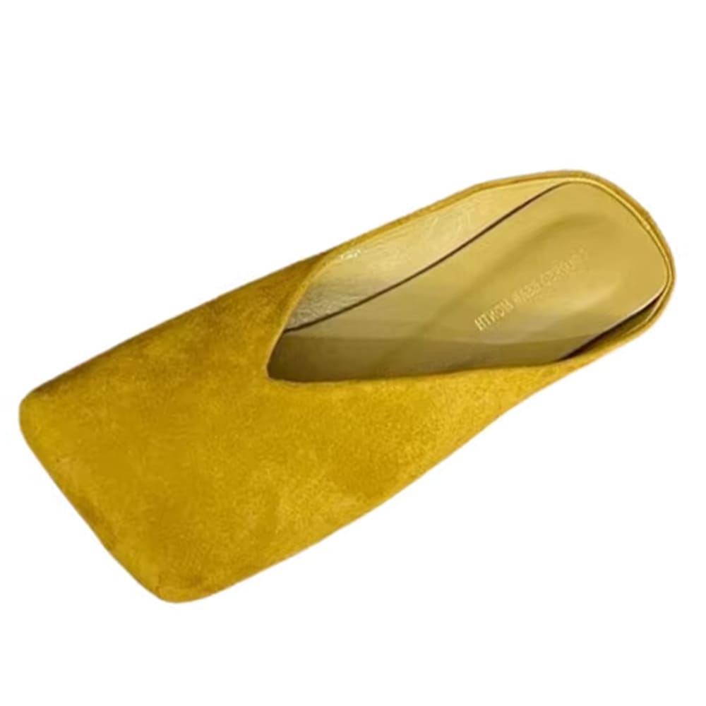 Velvet Slip On Mule Shoes