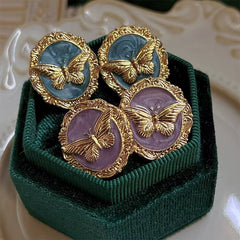 Vintage Style Butterfly Earrings