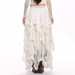 Cotton Candy Ruffle Layered Skirt