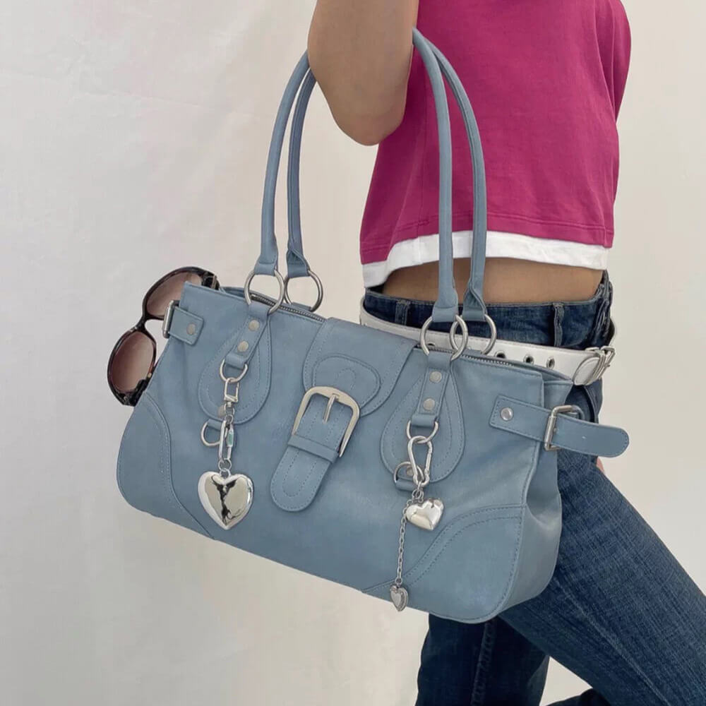 Zero Apologies Buckle Shoulder Bag
