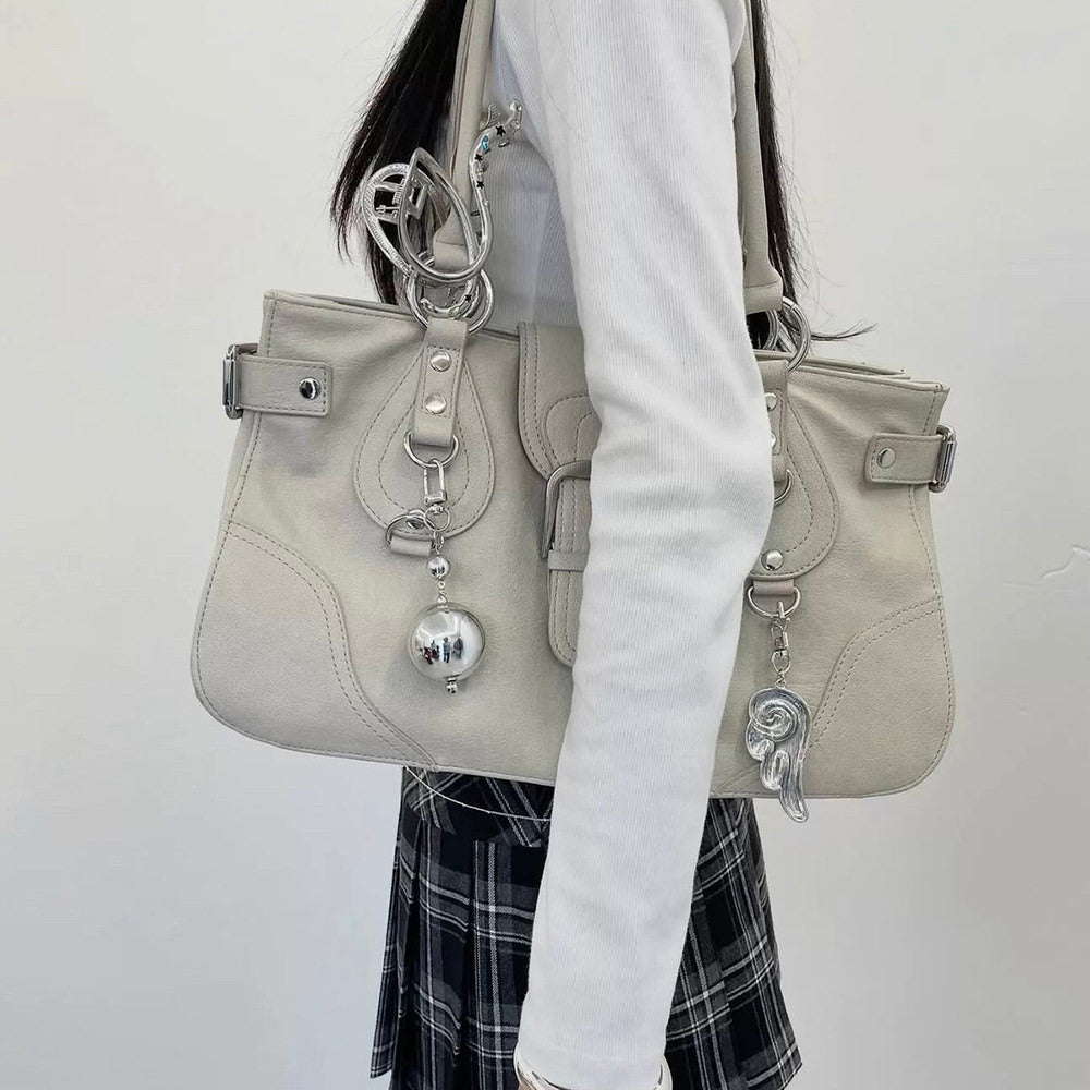 Zero Apologies Buckle Shoulder Bag