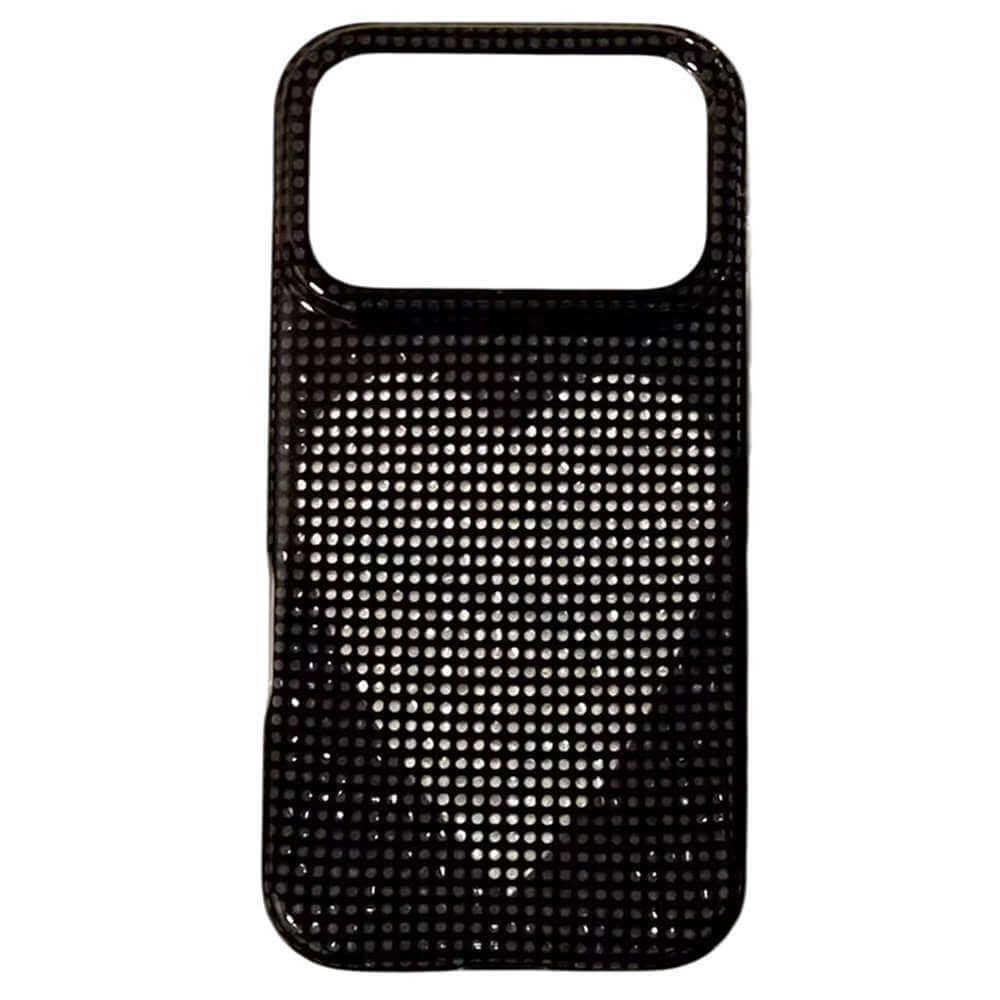 Y2K Heart Rhinestone iPhone Case