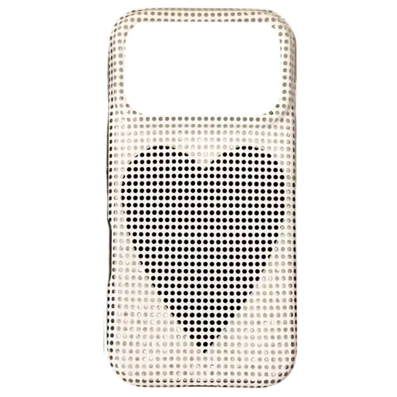 Y2K Heart Rhinestone iPhone Case
