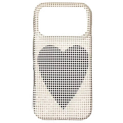 Y2K Heart Rhinestone iPhone Case