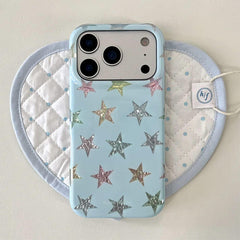 Y2K Sparkle Stars iPhone Case