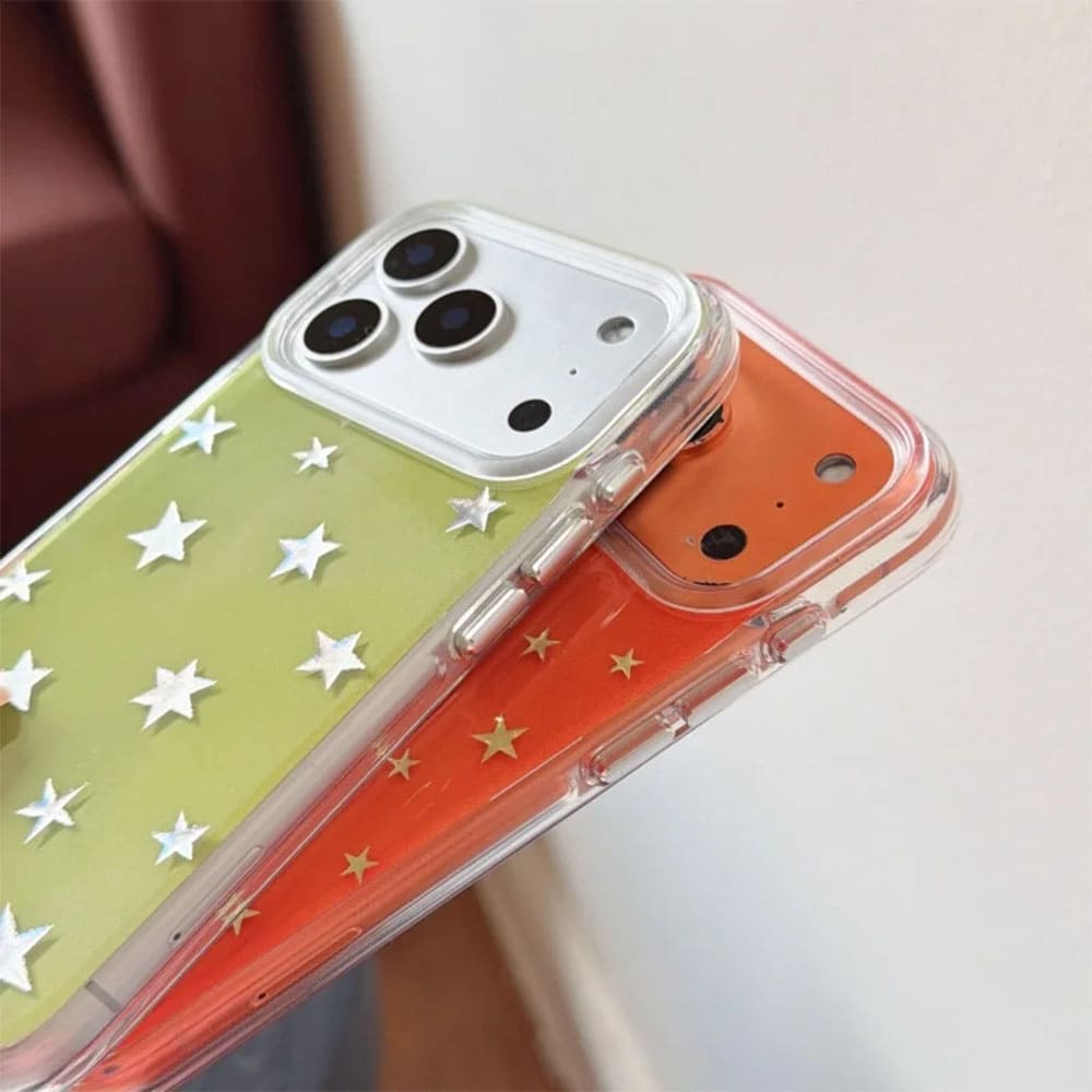 Y2K Star Print iPhone Case