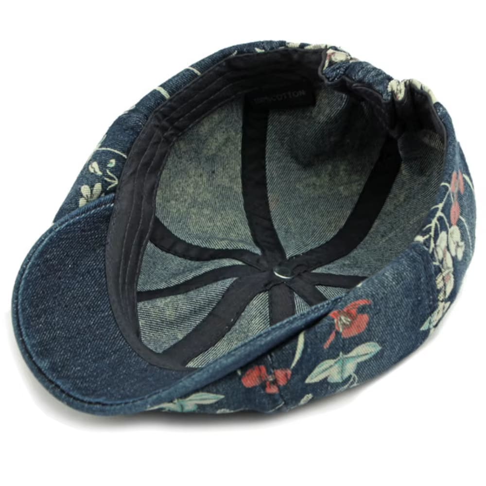 Y2K Aesthetic Floral Denim Cap