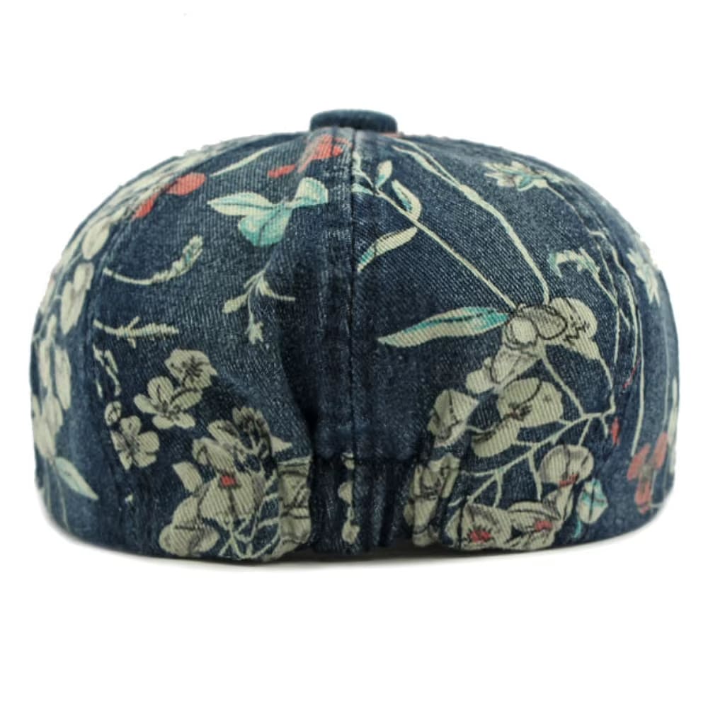 Y2K Aesthetic Floral Denim Cap