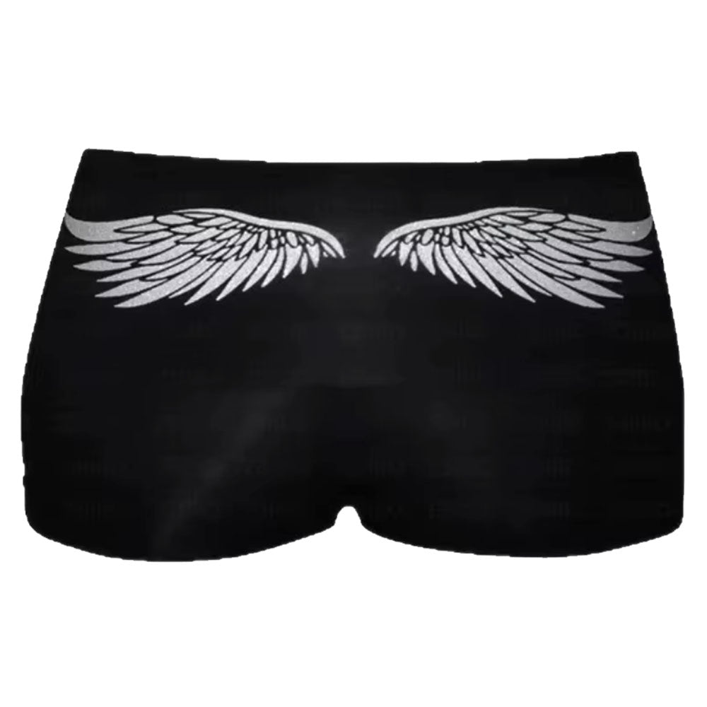 Y2K Angel Wings Shorts