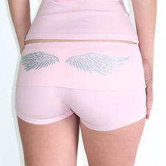Y2K Angel Wings Shorts
