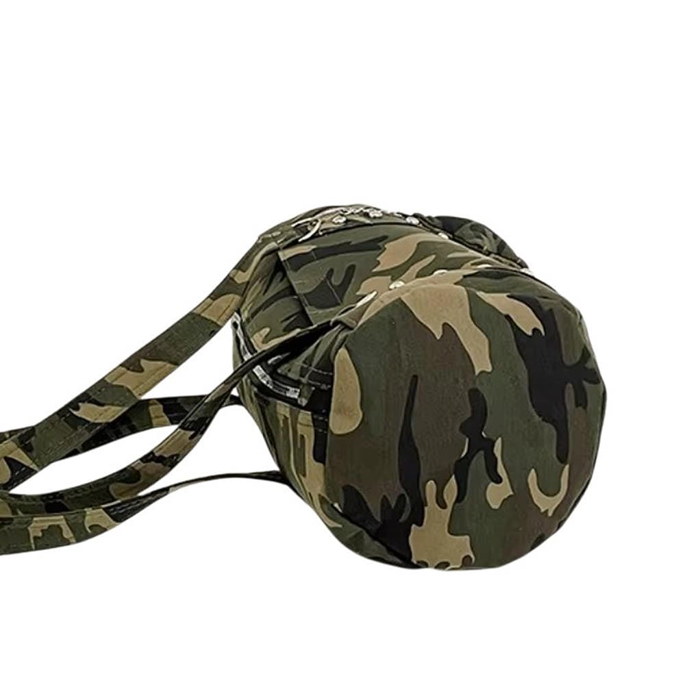 Y2K Camo Bag with Star Charm