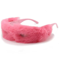 Y2K Furry Sunglasses
