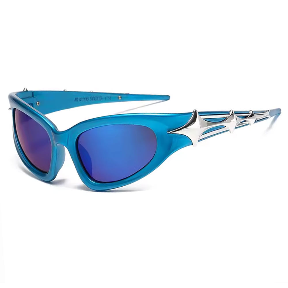 Y2K Futuristic Star Sunglasses