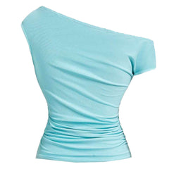 Y2K Hibiscus Studded Off Shoulder Top