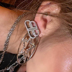 Y2K Star Hoop Earrings