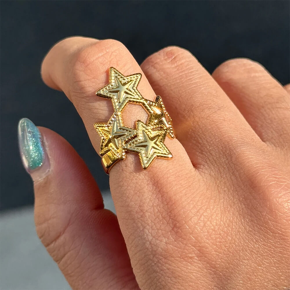 Y2K Stars Ring